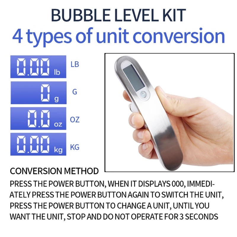 Cân Điện Tử Đa Năng Có Màn Hình LCD 110lb 50kg