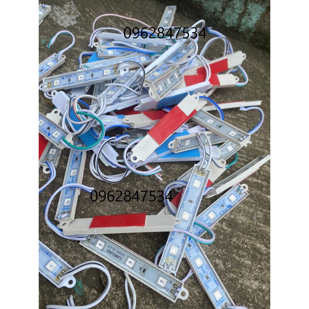 2 thanh led 3 bóng 12v cho xe máy - Vindecal BD