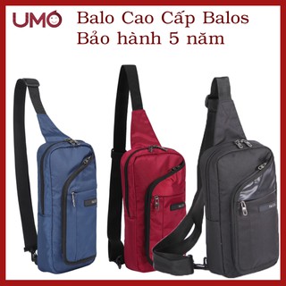 [ Balo BALOS Chính Hãng ] ZEN SLING 1 D.Red - Balo chéo một quai Thời Trang nam nữ phong cách HÀN QUỐC bảo hành 5 năm