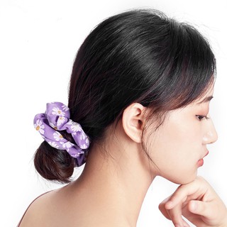 Dây cột tóc họa tiết hoa cúc dễ thương