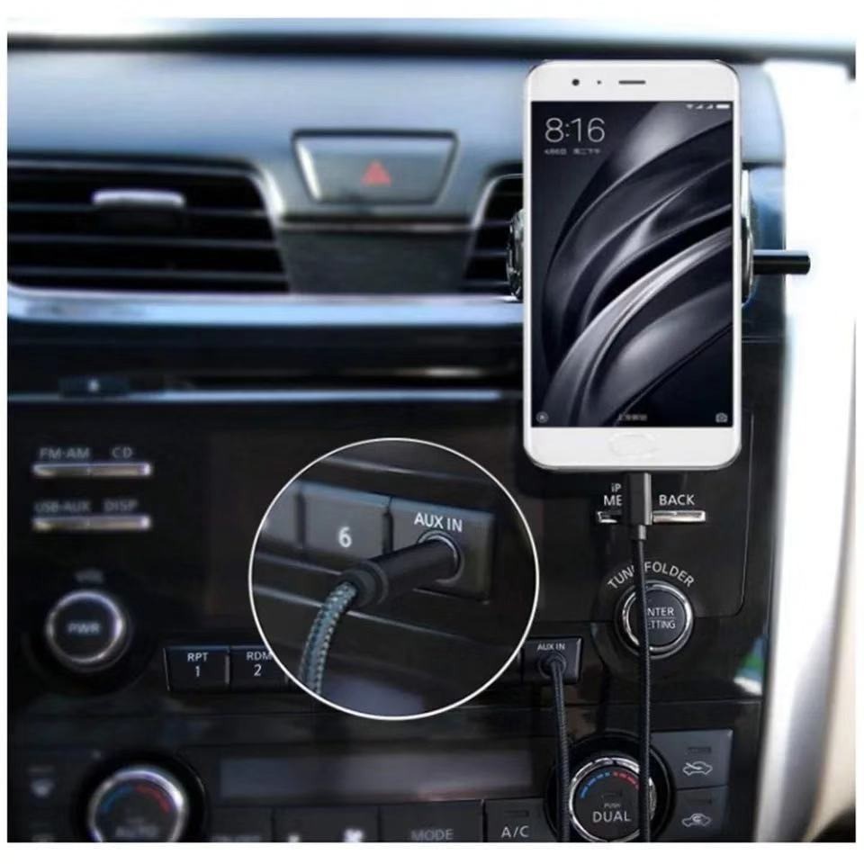 Cáp chuyển đổi cổng Type-C sang jack âm thanh AUX 3.5mm cho thiết bị Android IOS trên xe hơi