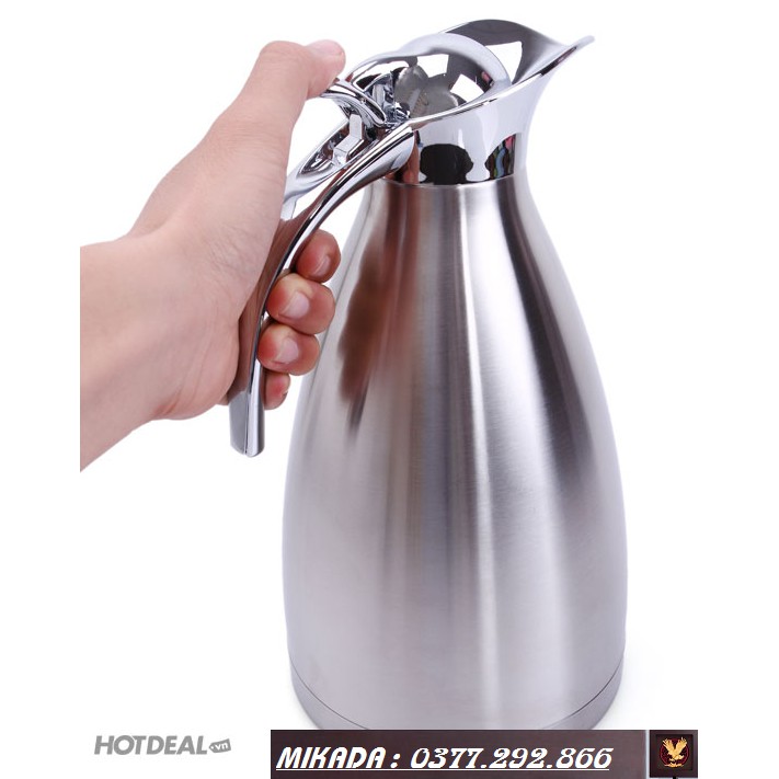 Bình Đựng Nước bằng inox không gỉ sang trọng dung tích lớn 2000ml