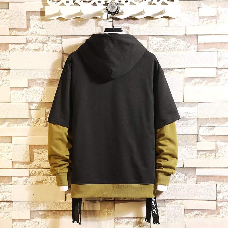 Áo hoodie nam đen một mảnh in chữ | BigBuy360 - bigbuy360.vn