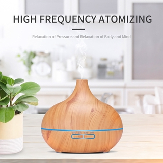 Máy khuếch tán hương thơm máy khuếch tán hương hạt gỗ 550ml Máy khuếch tán tạo ẩm 550ML