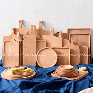 Thớt gỗ phụ kiện chụp ảnh ( Thớt gỗ đĩa gỗ chụp ảnh trang trí )