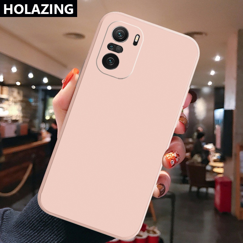 Ốp Điện Thoại Silicon Mềm Viền Vuông Cho Xiaomi Redmi Note 10 Pro 9S 9A POCO X3 NFC M3 Pro 5G