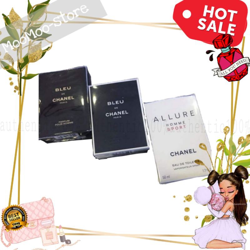 💥Hot💥 Nước hoa chính hãng Nam Chanel Bleu EDP 100ml