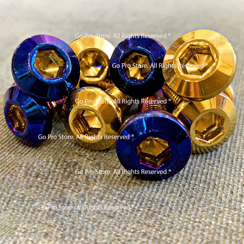 01 Ốc Đĩa Lục Giác Xe Yamaha Xi Vàng, Titan G1181