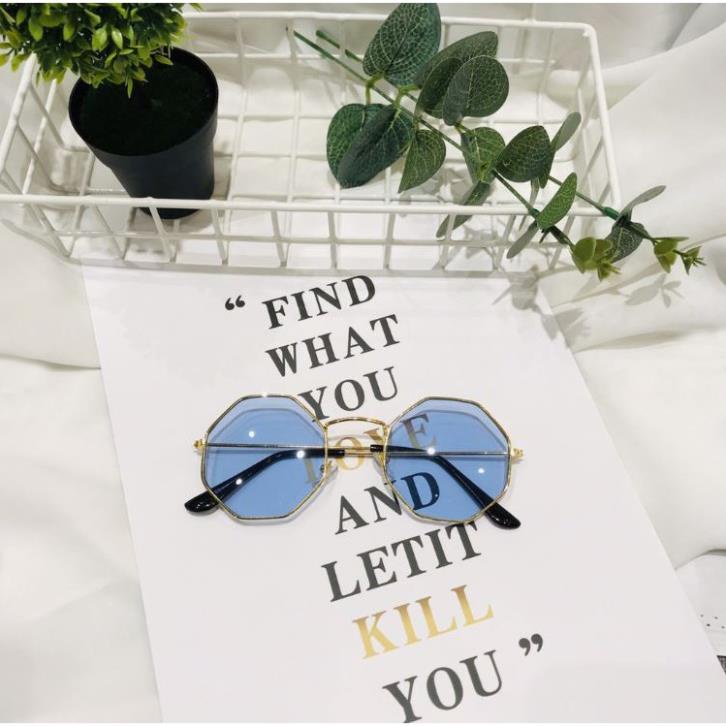 MẮT KÍNH THỜI TRANG HOT TREND ĐA GIÁC NHIỀU MÀU CỰC HOT D07