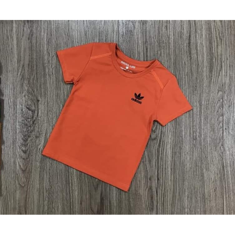 Áo ADIDAS bé trai, áo thun cotton ngắn tay.