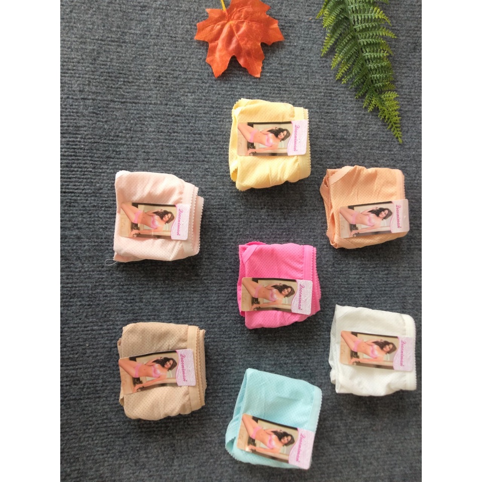 Quần lót nữ thun lạnh thông hơi kháng khuẩn, thoáng mát.