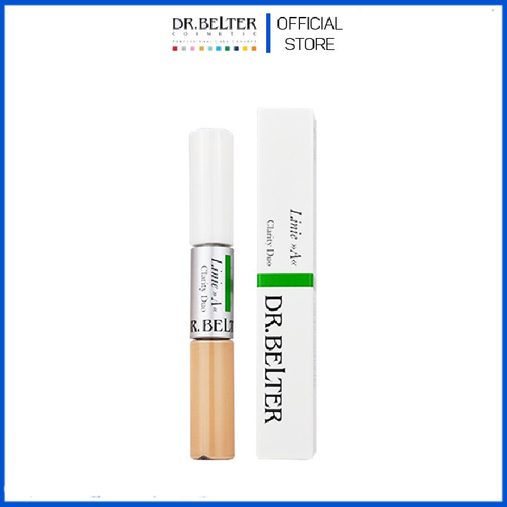Cây Chấm Mụn Che Khuyết Điểm Dr.Belter Clarity Duo 2x6ml - Chính Hãng Đức