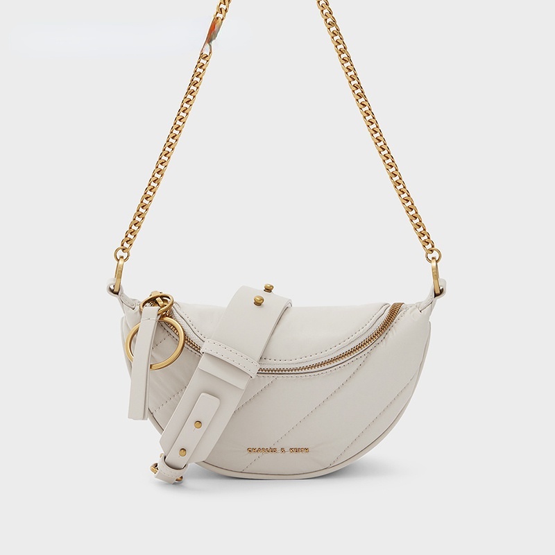 Charles & KEITH CK2-80151064Túi Đeo Hông / Chéo 3 Dây Xích Thời Trang