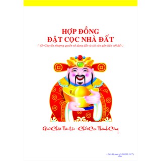 Hợp đồng đặt cọc nhà đất 3 liên