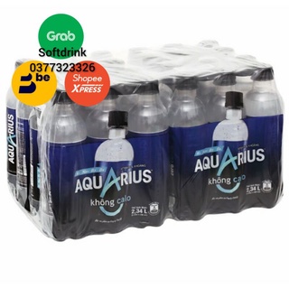 Thùng 24 chai nước uống vận động thể thao aquarius zero không đường 390ml