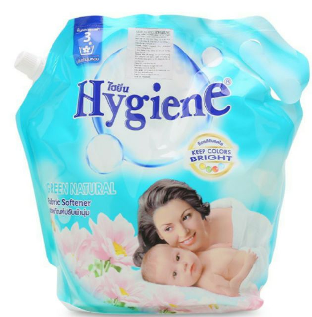 Nước xả vải Hygiene Túi 1,8L mới.