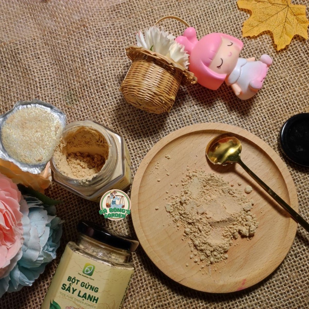 Bột Gừng Sấy Lạnh The Moshav Farm Nguyên Chất Hữu Cơ Ngâm Chân Gia Vị Hằng Ngày