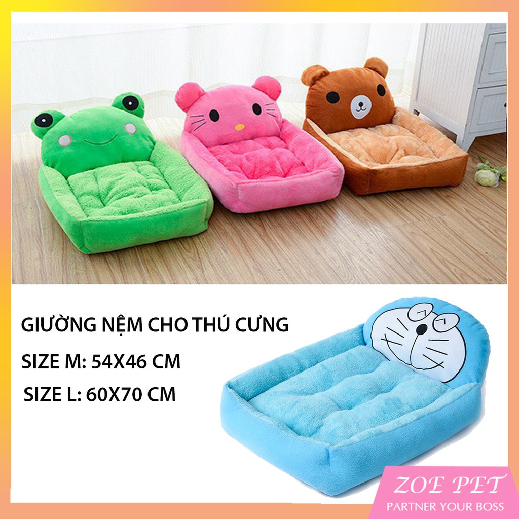 Giường nằm cho chó mèo cute - êm ái