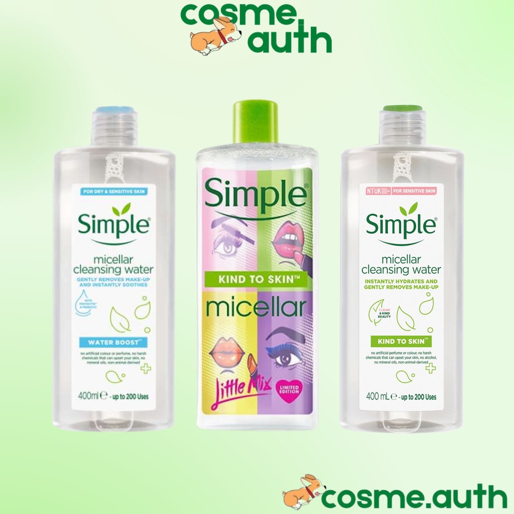 Nước Tẩy Trang Simple  Micellar Cleansing Water