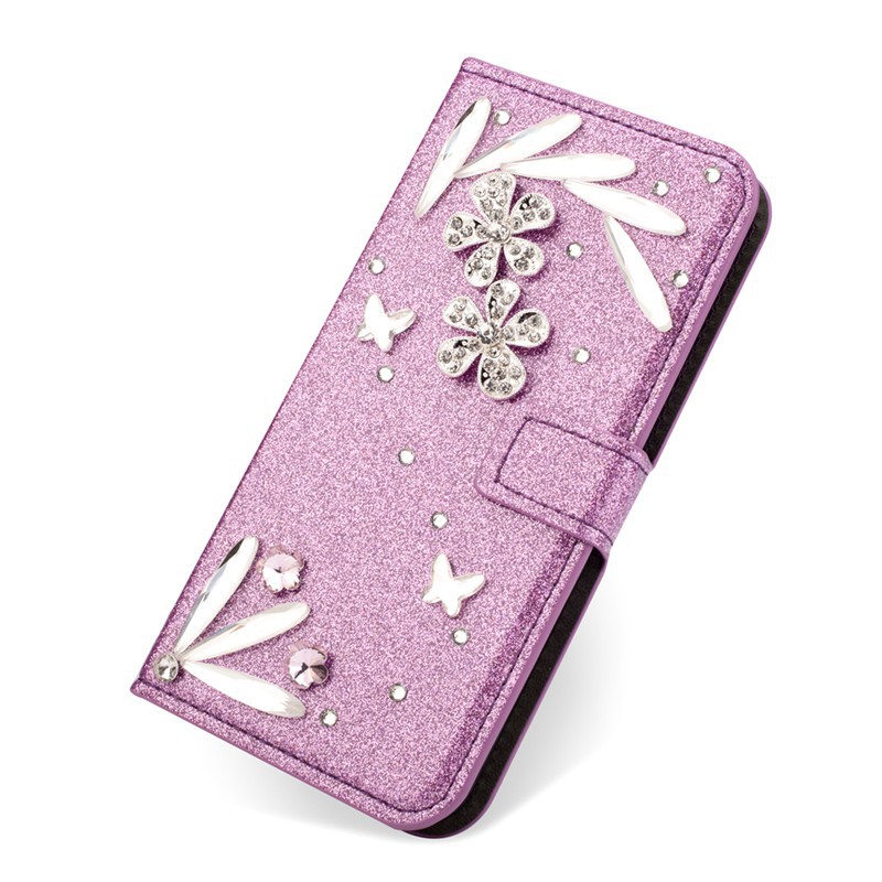 Bao da điện thoại đính đá lấp lánh cho Samsung Galaxy J3 J5 J7 2016 | BigBuy360 - bigbuy360.vn