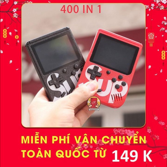 Máy Chơi Game SUP400 Cầm Tay G1 Plus - HƠN 400 TRÒ CHƠI