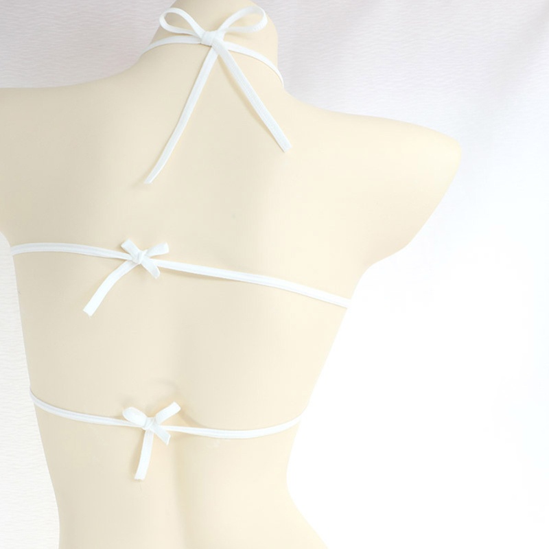 Bộ Bikini Hai Mảnh Hở Lưng Họa Tiết Bò Sữa