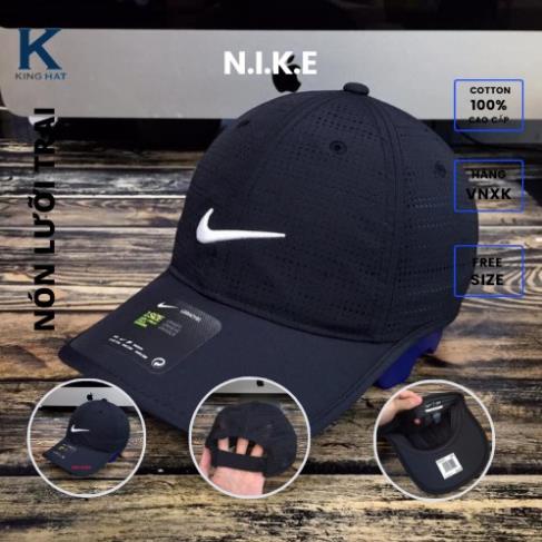 Nón lưỡi trai chính hãng NIKE  HERITAGE hai màu cơ bản, phối lưới thoáng mát, chất lượng cao cấp, quai cài dán.