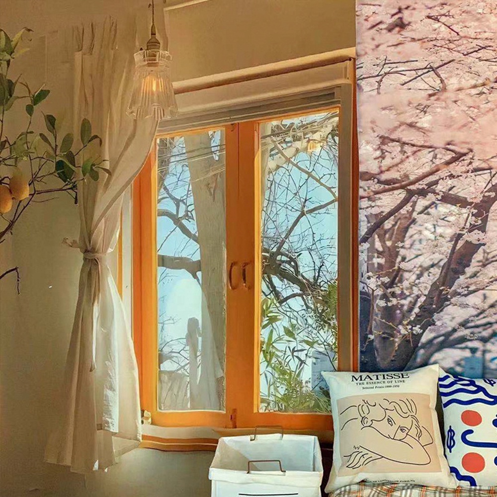 Tranh Vải Treo Tường Trang Trí Hình Phong Cảnh Biển 100x70 / 130x150cm