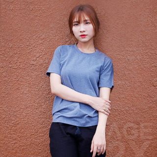 Áo Thun Trơn AGE2X Màu Xanh Đen Đốm