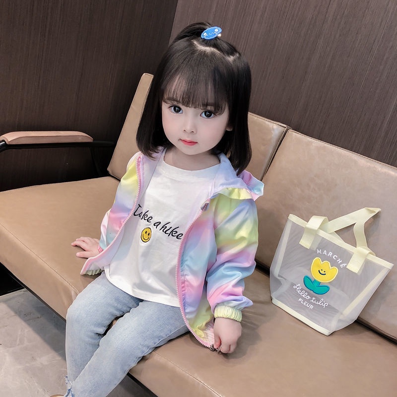Áo Khoác Gió Thời Trang Mùa Xuân Mới 2022 Cho Bé Gái