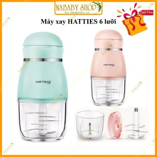 Máy Xay Ăn Dặm Xay Thịt Đa Năng Hattiecs Cối Thuỷ Tinh dao 6 lưỡi phụ kiện máy xay hattiecs.