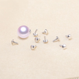 Bộ 10 vỏ ổ cắm lỗ nhỏ mạ bạc 925 chuyên dụng