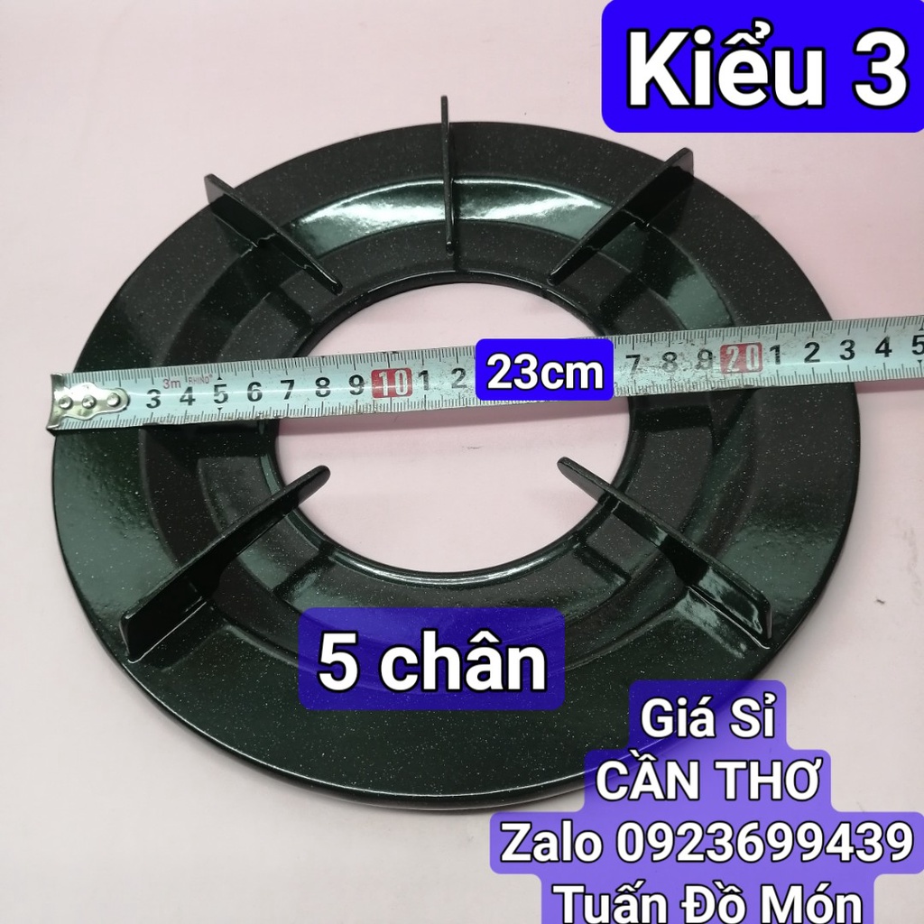 Kiềng 5 chân bếp gas Paloma kiểu 3 hàng việt nam dùng thay thế