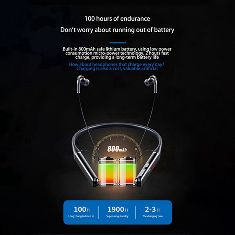 Tai Nghe Bluetooth Không Dây Chống Tiếng Ồn 100 Giờ S650