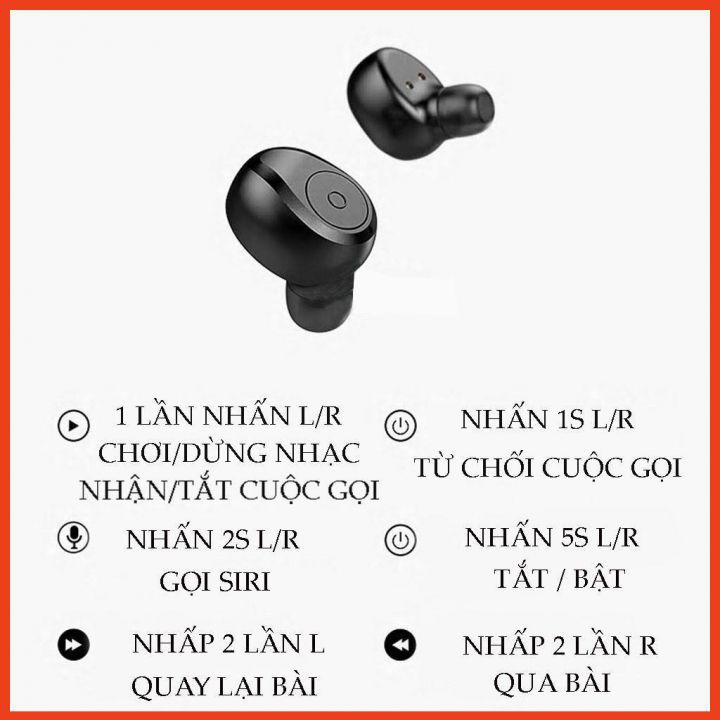 Tai Nghe Bluetooth S11 5.0 TWS Kiêm Sạc Dự Phòng Bản CAO CẤP Kháng Nước Chống Ồn Thiết Kế Sang Trọng