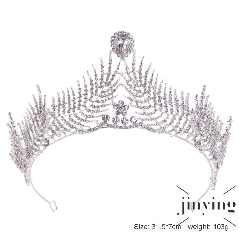 GETNOIVAS Vương miện cô dâu đính đá tinh xảo sáng tạo