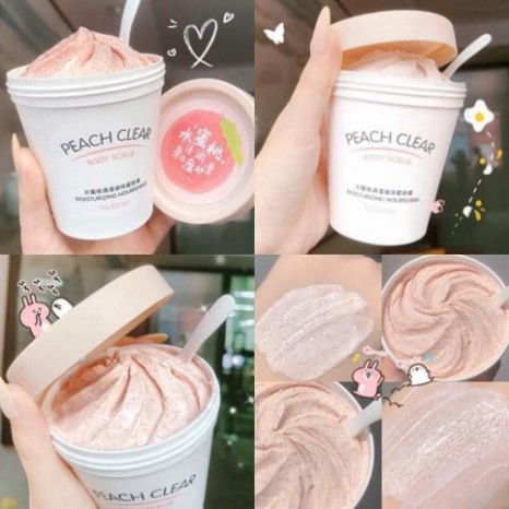 [APP MÃ _MPVC] Tẩy Tế Bào Chết ❤️FREESHIP❤️ Tẩy Tế Bào Chết Body Đào Peach Clear 200ML