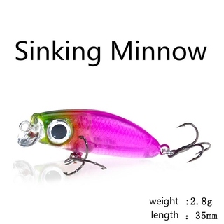 1 Mồi Câu Cá Giả Mini 3.5cm 2.8g