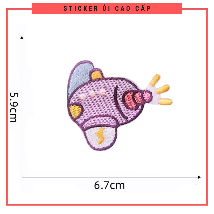 Sticker ủi quần áo cao cấp dùng làm Miếng vá quần áo, CÓ SẴN LỚP KEO ỦI dùng trang trí quần áo,BALO, giày dép