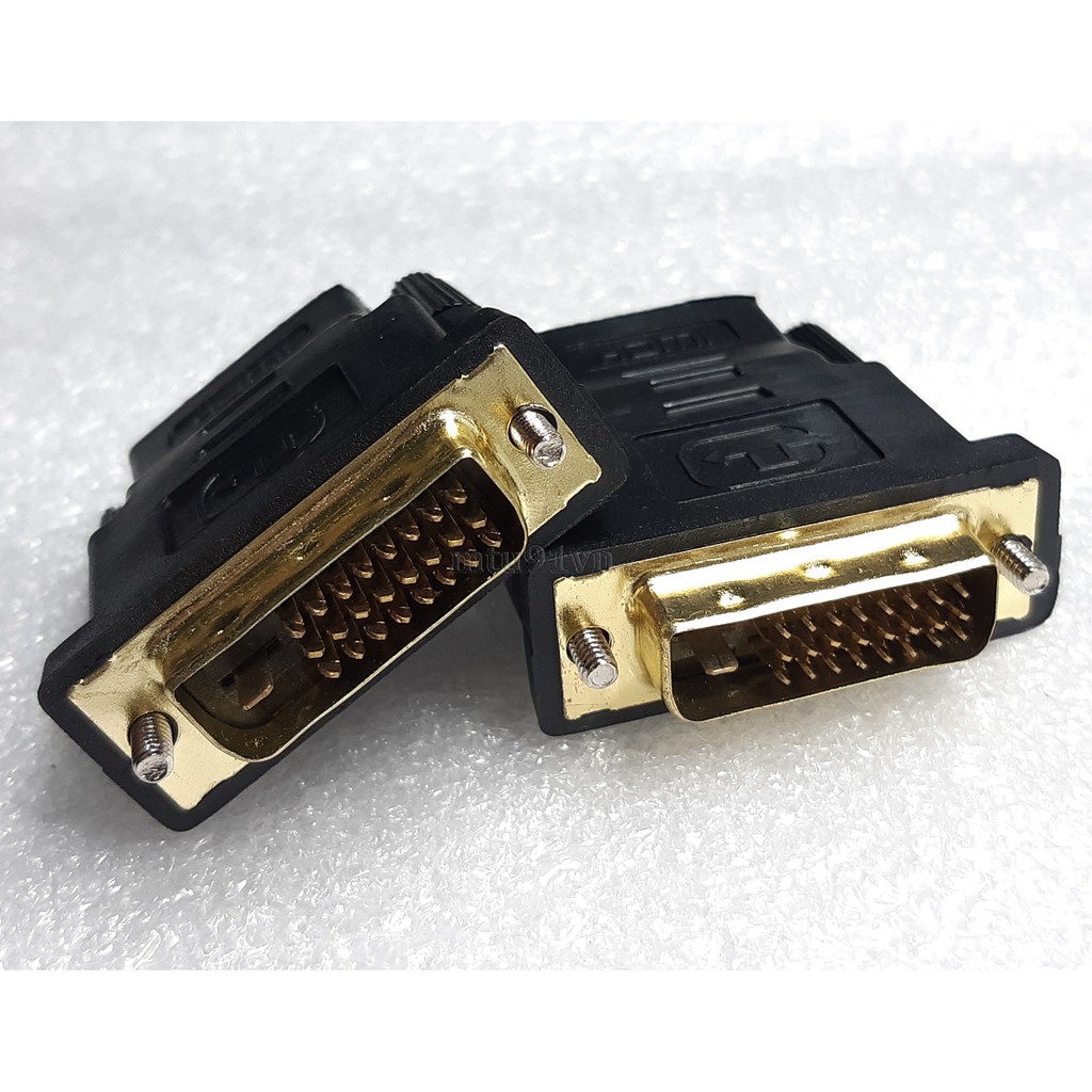 Đầu Chuyển DVI Chuẩn 24+1 Sang HDMI (Đầu Đực sang Cái)