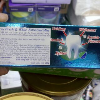 KEM ĐÁNH RĂNG CAO CẤP FRESH&WHITE 160G