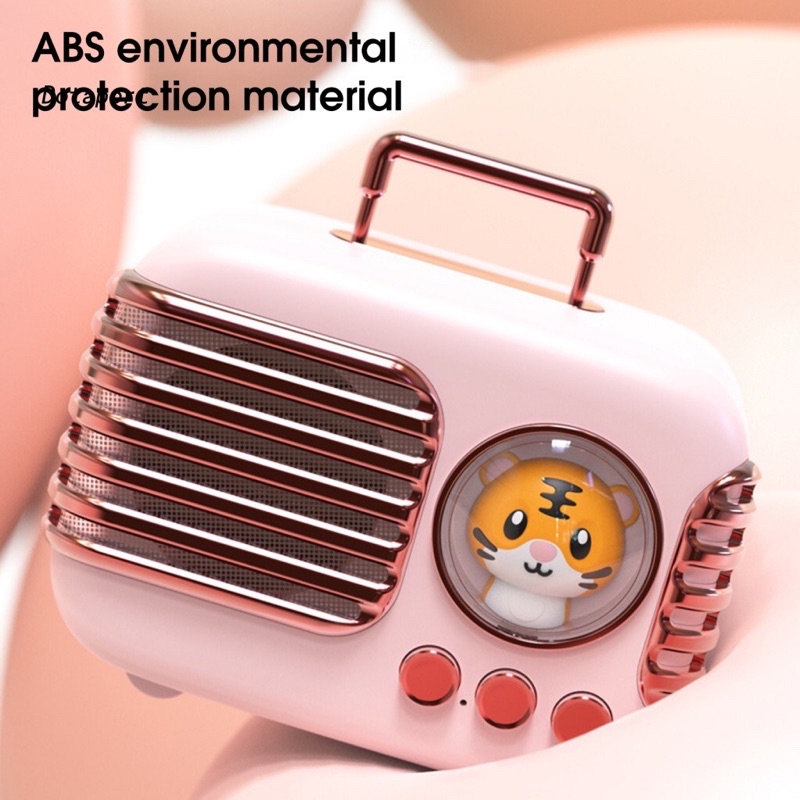 Loa Tivi mini DW02 | loa bluetooth tivi dễ thương âm trong thiết kế đẹp, pin bền