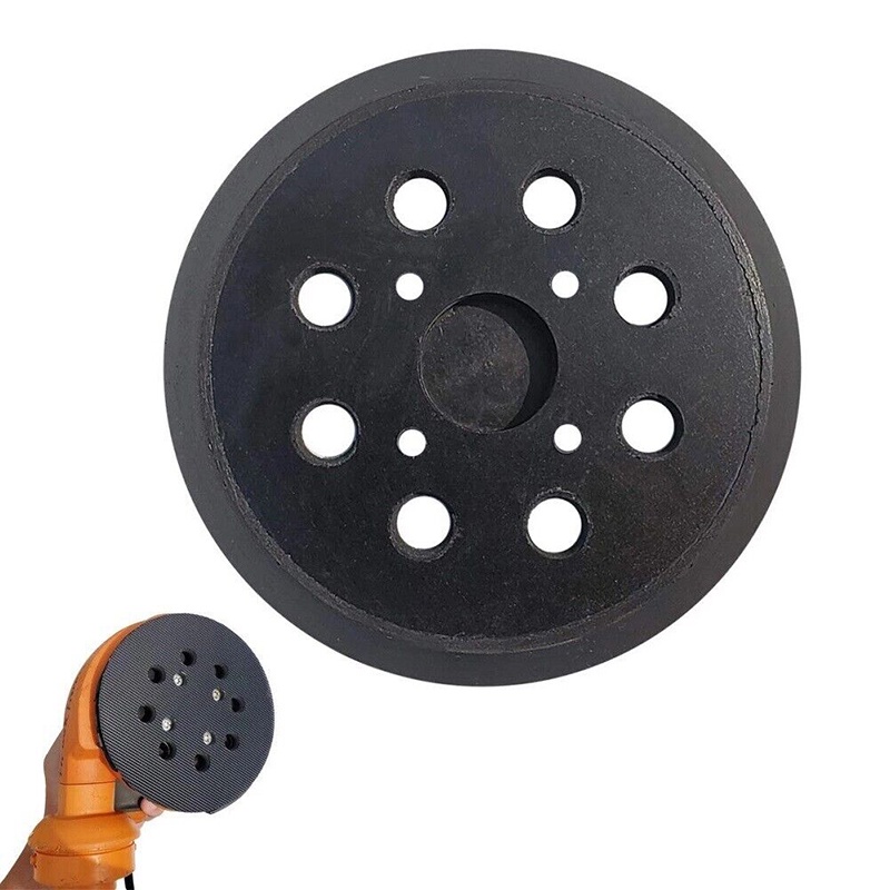 Mới Đế Chà Nhám 8 Lỗ 125mm Thay Thế Cho Máy Chà Nhám Ryobi