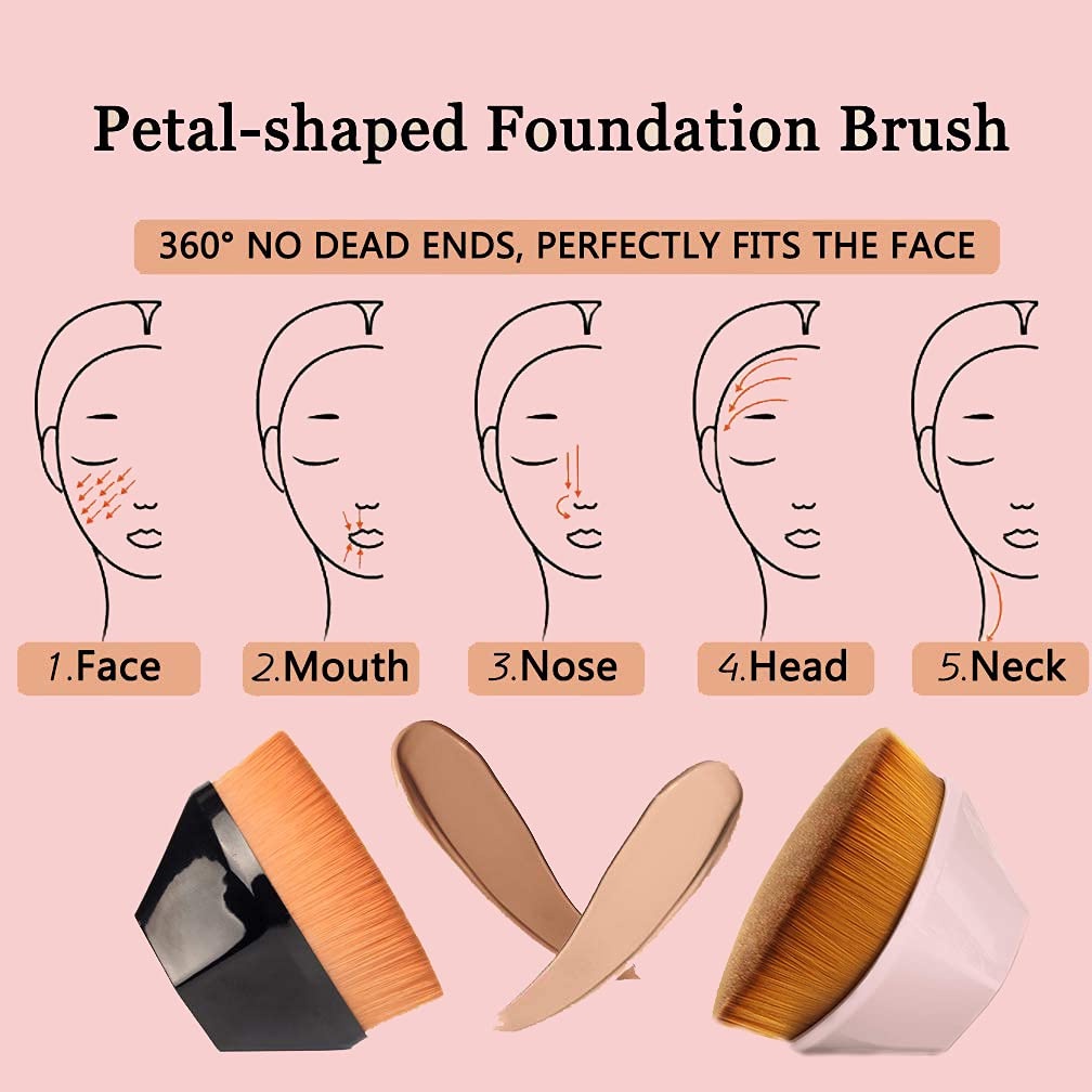 Cọ đánh kem nền SUMAX chất liệu sợi cao cấp trang điểm chuyên nghiệp