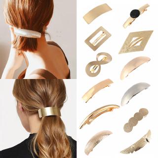WAY2TOP Mũ Đuôi Ngựa Hairgrip Phụ Kiện Tóc Hình Học Bé Gái Kẹp Tóc
