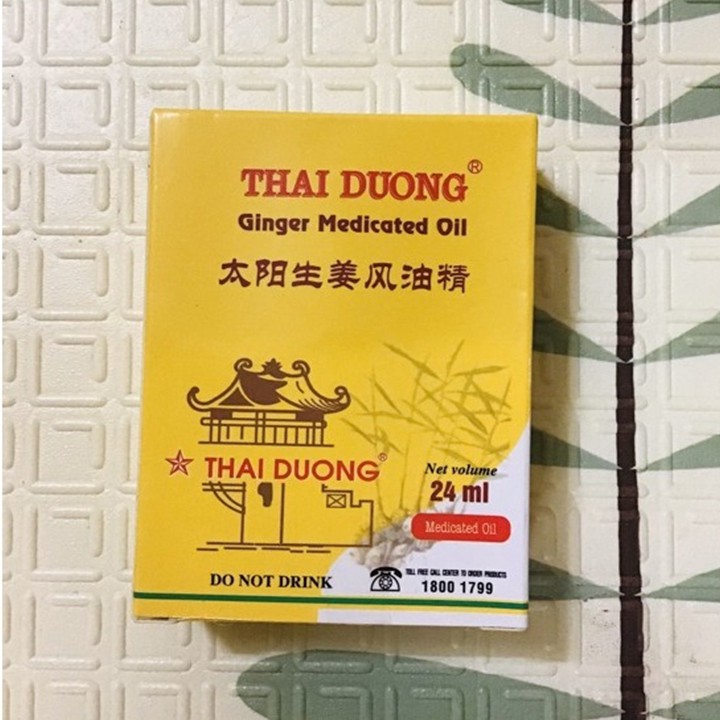 Dầu gừng Thái Dương 24ml - Coastlinecare Pharmacy