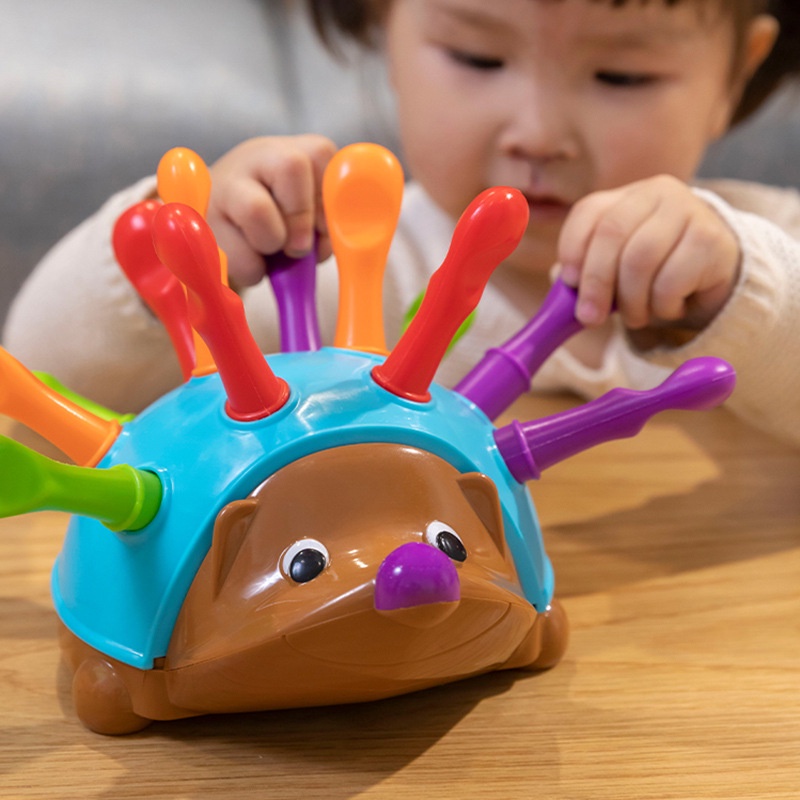Đồ Chơi Xếp Hình Nhím Giáo Dục Sớm Cho Bé