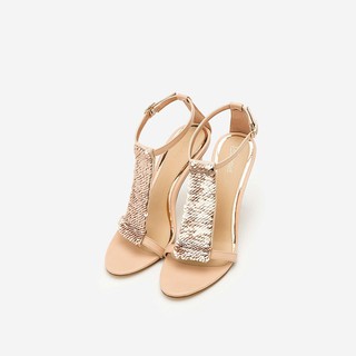Vascara - Giày Sandal Cao Gót Sequin