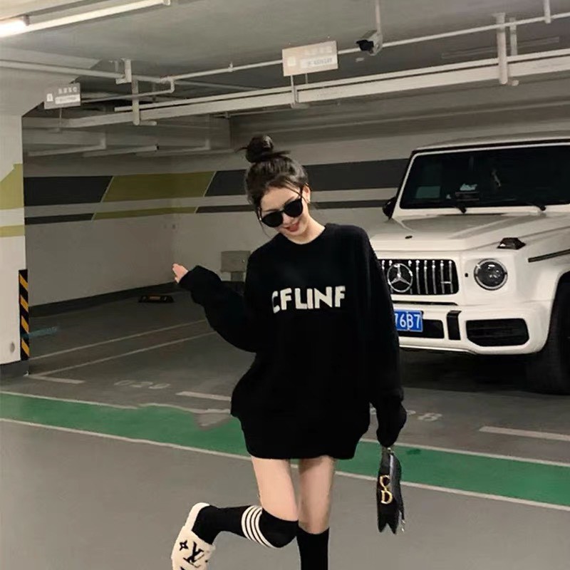 Áo Sweater CeLine Form Rộng, Nam Nữ dáng Unisex - Áo Chất Nỉ Bông Cao Cấp - Áo Hoodie Top Xu Hướng 2021 | BigBuy360 - bigbuy360.vn