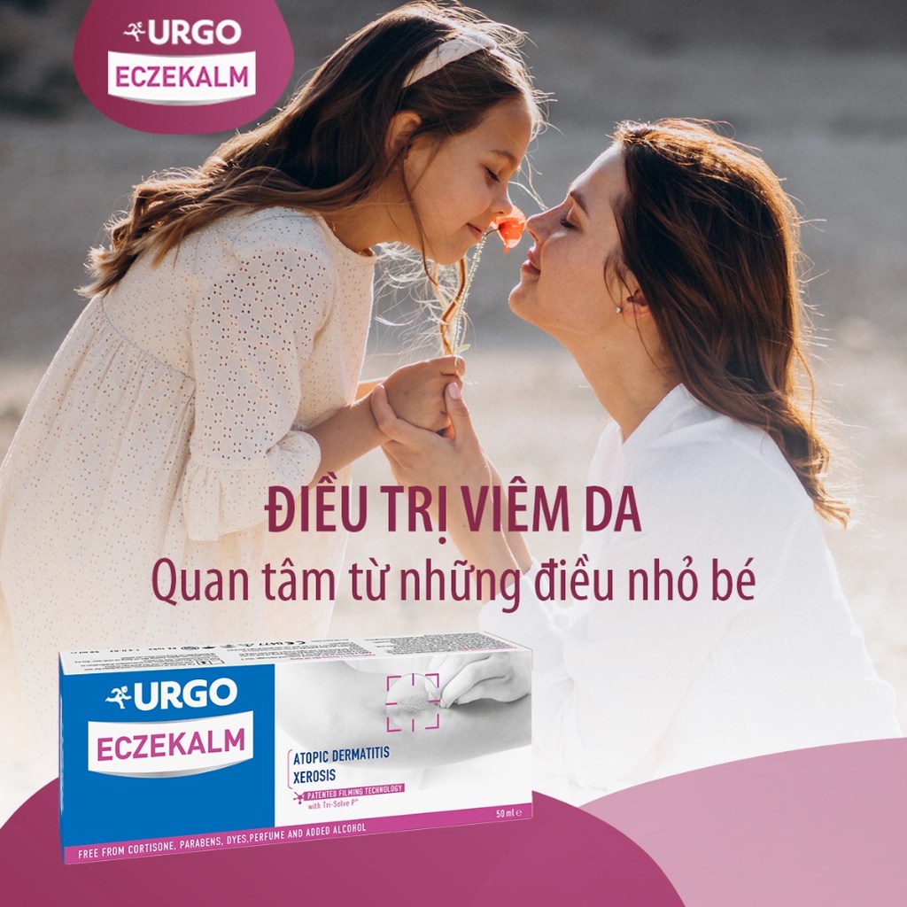 Urgo ECZEKALM 50ml - Sản phẩm hỗ trợ giảm viêm da và chứng khô da